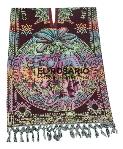 Rebozo Gabán-diseños Color Colorin Uva- Amor Eterno