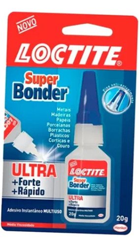 Super Bonder X 20 Grs Pegamento Adhesivo Ciano Loctite