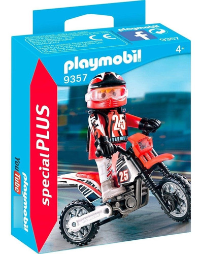 Playmobil Special Plus 9357 Conductor Motocross