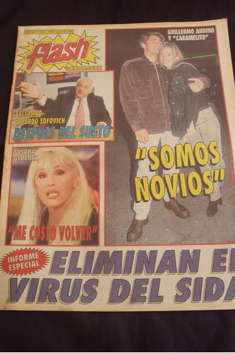 Revista Flash # 843 (18/7/96) Gerardo Sofovich Y Susana Gime