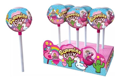 Lolly Surprise Chupetin Gigante 60cm Muchas Sorpesas Kreker