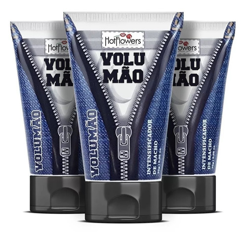 Gel Volumao Intensificador De Macho Kit C/3 / Pênis Pulsa !!