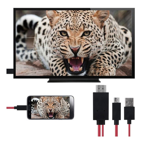 Cabo Adaptador Micro Usb Mhl Para Hdmi Galaxy S3 S4 S5 S6