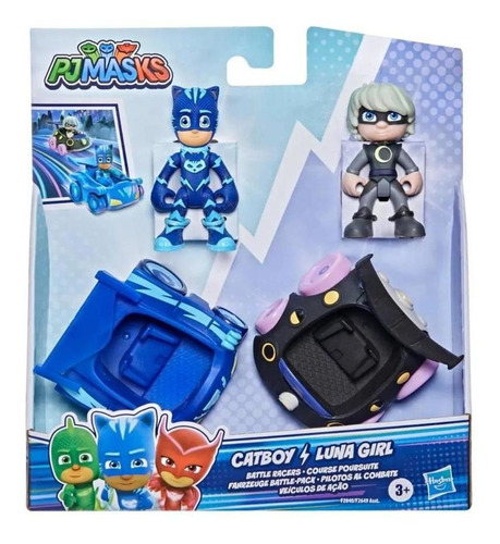 Bonecos Pj Masks - Menino Gato E Garota Lunar F2840 - Hasbro