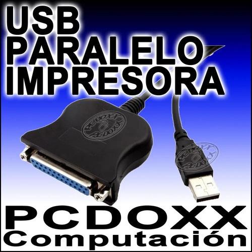 Cable Adaptador Usb A Puerto Paralelo Impresora Db25 Hembra