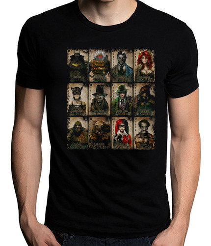 Playera Batman Villanos Arkham City Mod4