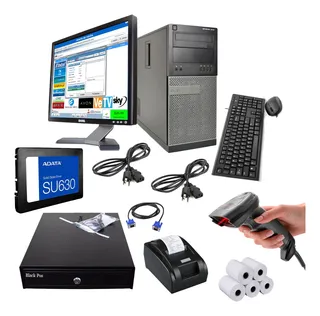 Kit Punto De Venta Pc 4gb Ram + Lector + Miniprinter + Cajon