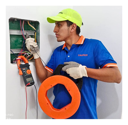 Pinza Amperimétrica Alicate Pelacables, 2 Desarmadores Kit