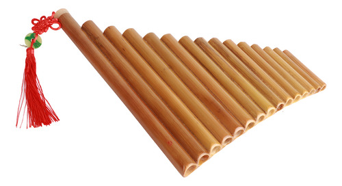 Instrumento Musical Pan Flaute 15 Tubos G Key Panpipes, Fáci