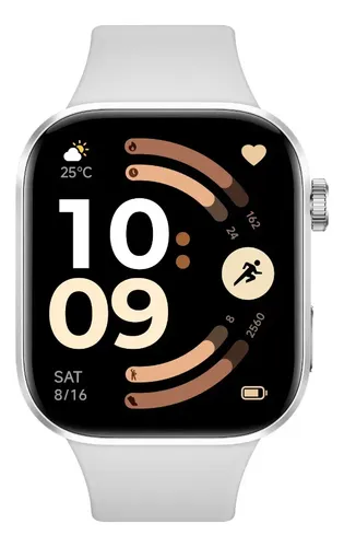 Relógio inteligente Xiaomi Redmi Watch 6 Silver Grey Silver