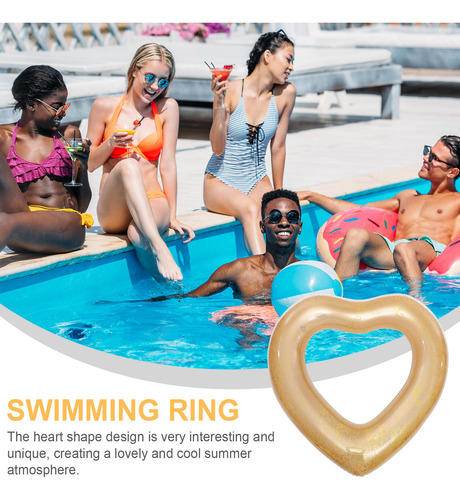 Anillo De Natación Inflable, Anillo De Natación En Forma De