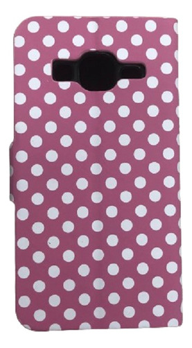 Funda Tapa Celular Para Samsung Galaxy Core Prime Lunares