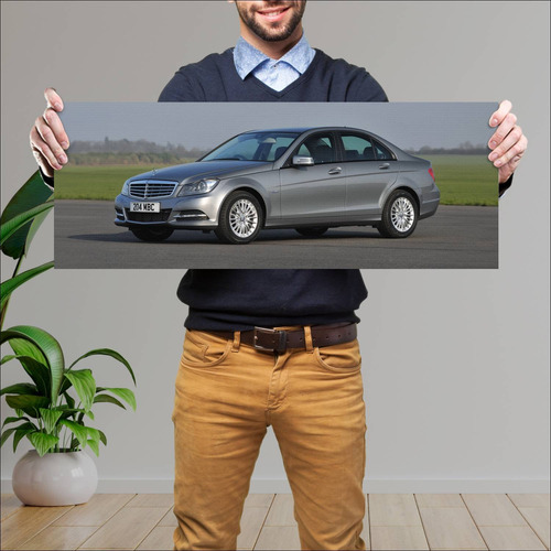 Cuadro 30x80cm Auto 2011 Mercedes Benz C Class U 896