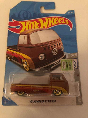 Hot Wheels Volkswagen T2 Pickup En Su Blister Original