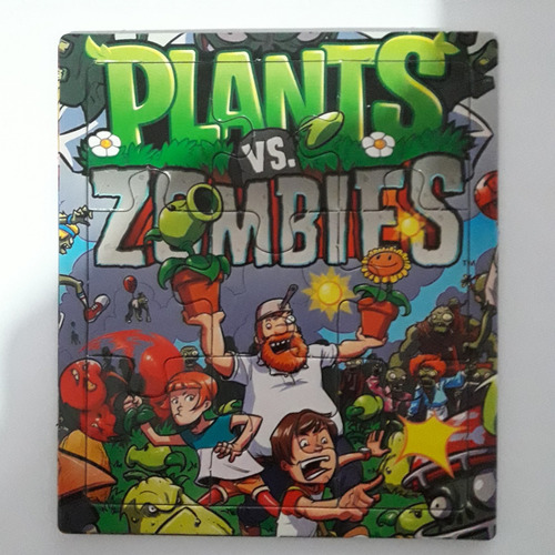 Rompecabezas Infantil X 3un Puzzle Plantas Zombie