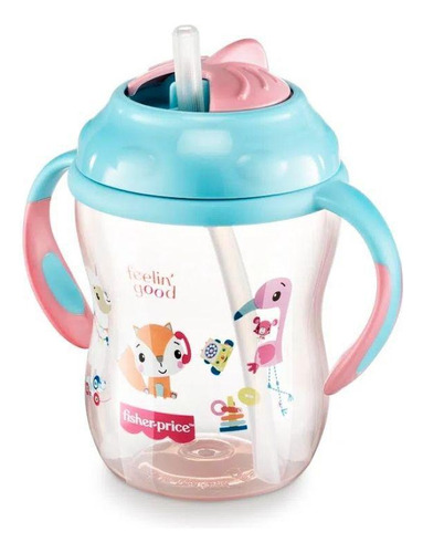 Copo De Treinamento 270ml First Moments Rosa - Fisher-price