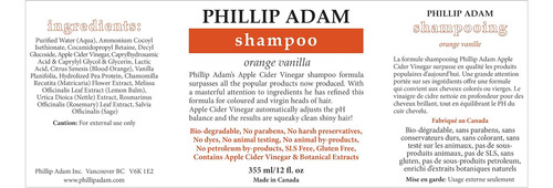 Conjunto De Shampoo E Condicionador Phillip Adam Orange Vani