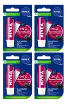 Comprar Pack Protector Labial Nivea By Labello Blackberry Shine