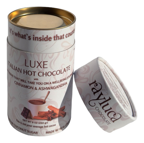 Rayluca Italian Style Hot Chocolate Canela Y Ashwagandha, A