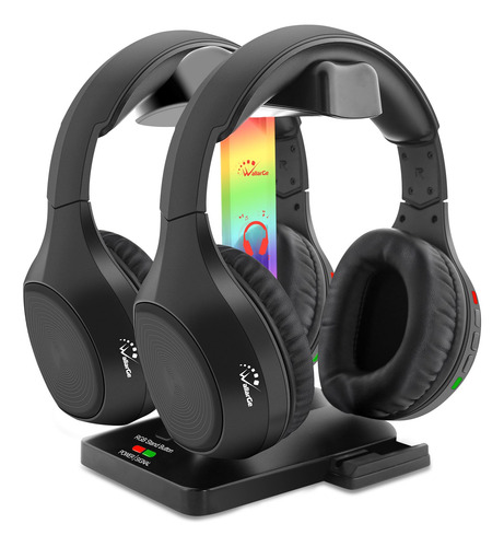 Auriculares Inalámbricos Wallarge Dual Para Tv Con Transmiso