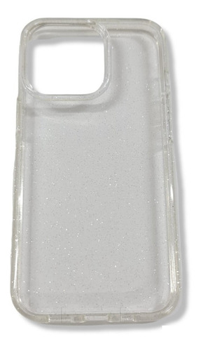 Capa Compatível iPhone 15 Pro Max Tela 6.7 Clear Glitter