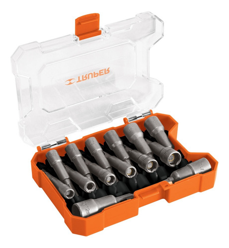 Juego De Dados Magneticos 14 Pzas Para Taladro Con Estuche