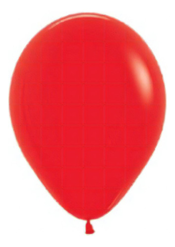 Balão Látex Fashion R24 3 Unid Balloons Cor Vermelho