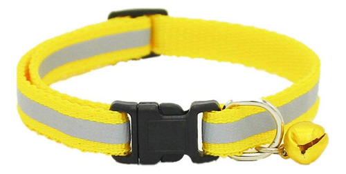 Collar Reflectante Ajustable Para Mascotas Con Hebilla De Li