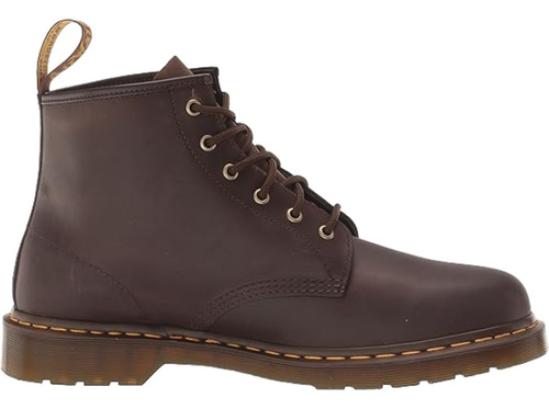 Dr. Martens Botas 101 Crazy Horse 6 Ojales Para Mujer