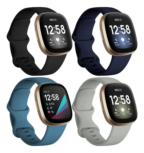 Correa Para Fitbit Versa 3,4, Sense 1,2 Talla L