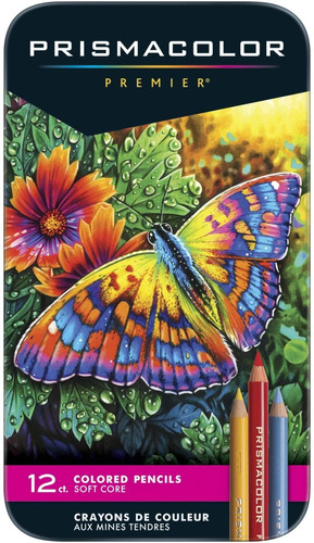 Lápices De Colores Prismacolor 3596t Premier Soft Core 12