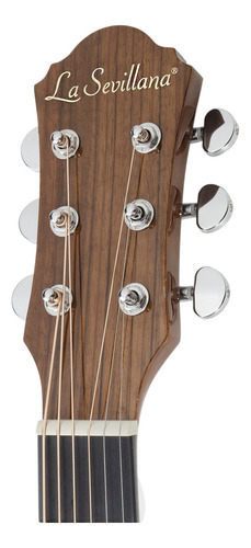 Guitarra Electroacustica La Sevillana Ga321ceq-wre Wine Red