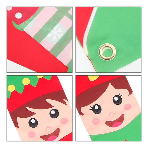 1 Par De Coplas De Dibujos Animados Navideños Para Decoració