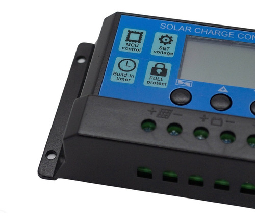 Imagen 4 de 10 de Regulador Panel Solar 20a Ltc Electronics Display Lcd + Usb