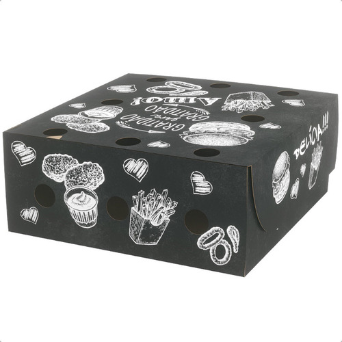 Embalagem Para Doces Festa Viagem Giz 12x12 P 300g - 100un