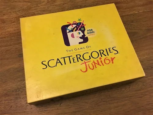 Juego Mesa Scattergories Jr Completo 1989 Vintage En Ingles (Usado)