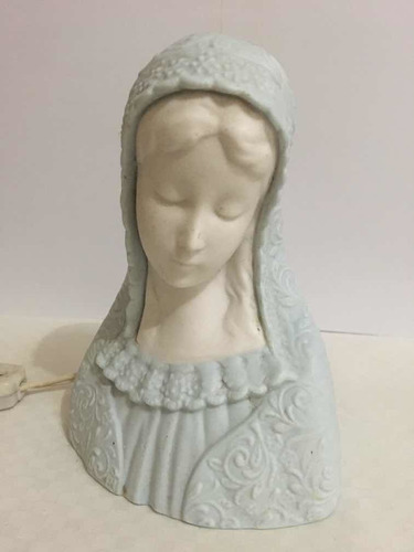 Figura Imagen De La Virgen Virgencita Con Iluminación 14cm