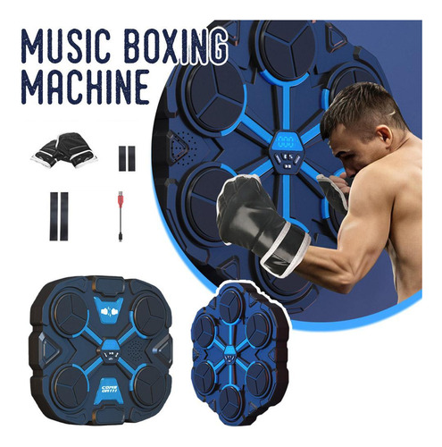 Máquina De Boxeo Con Bluetooth, Música, Fitness, Boxeo, Pare