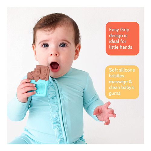 Nuby Mordedera De Barra De Chocolate De Silicona Para Más De