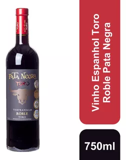 Vinho Pata Negra Toro Roble Tinto 750ml