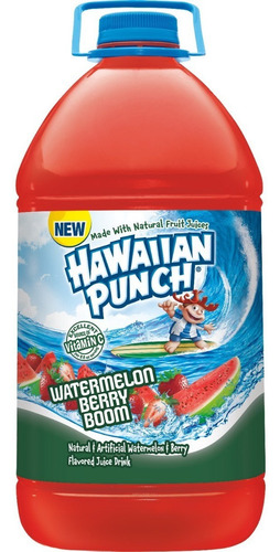 Jugó De Frutas Hawaiian Punch Watermelon Berry Boom 3.78lts