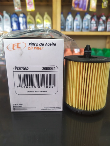 Filtro De Aceite Fc 57082 Chevrolet Astra, Orlando 