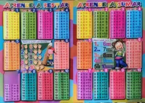 Comprar Lámina Educativa Aprender A Sumar Y Restar 68x50cm
