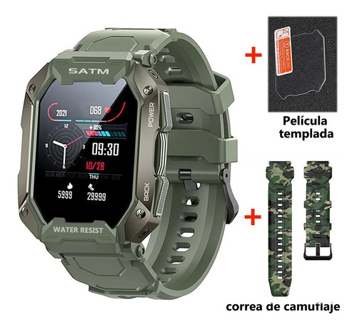 Reloj Inteligente Smartwatch Fitness Tracker Para Hombre