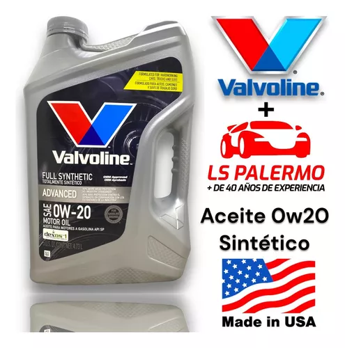 Aceite 0w20 Valvoline Sintetico Advanced Dexos 1 Usa