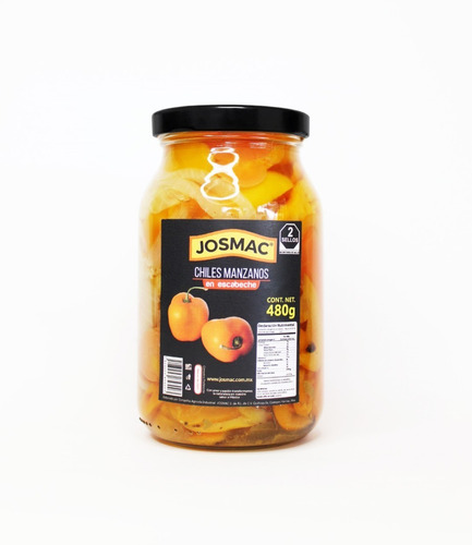 Chiles Manzanos En Escabeche 480 G Marca Josmac