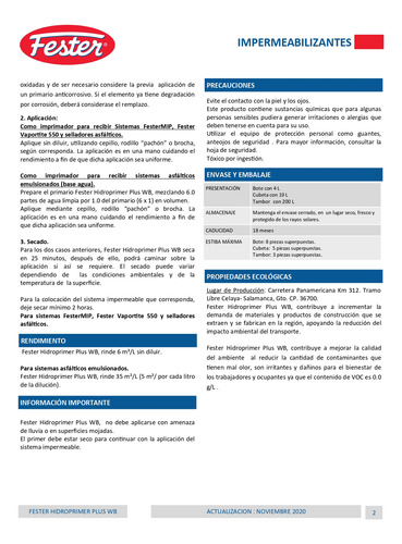 Fester Hidroprimer Plus Wb