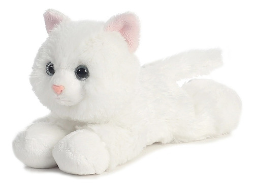 Peluches Aurora. Gato Blanco. Mini Flopsie