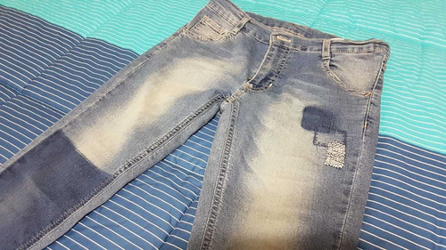 Jeans Mimo Talle 14 Modelo Parches ,con Cintura Ajustable 