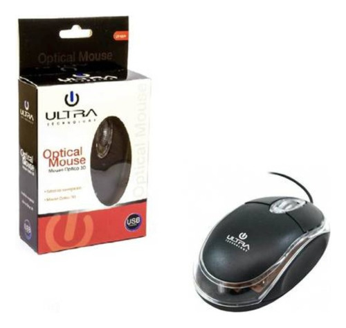 Mouse Usb Ultra 3 Botones Optico Económico Calidad